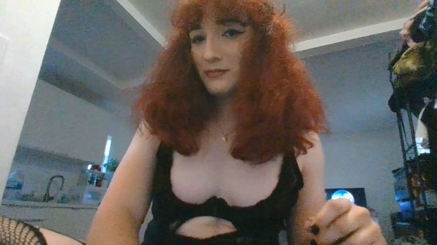 Redhead Tgirl Teasing