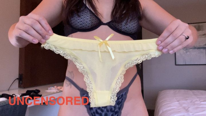 UNCENSORED SUPER SHEER G STRING AND THONG HAUL
