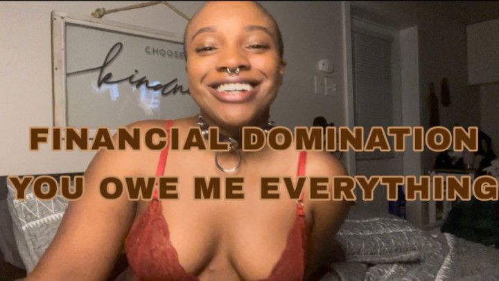 YOU OWE ME - FINANCIAL DOMINATION