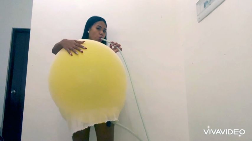 Camylle Belly Inflation SeeThrough Dress