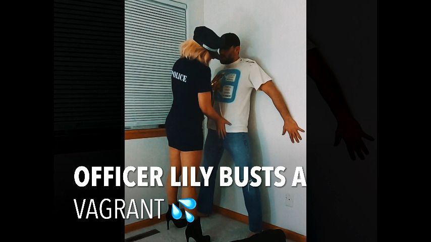 Officer Lily Craven Busts a Vagrant