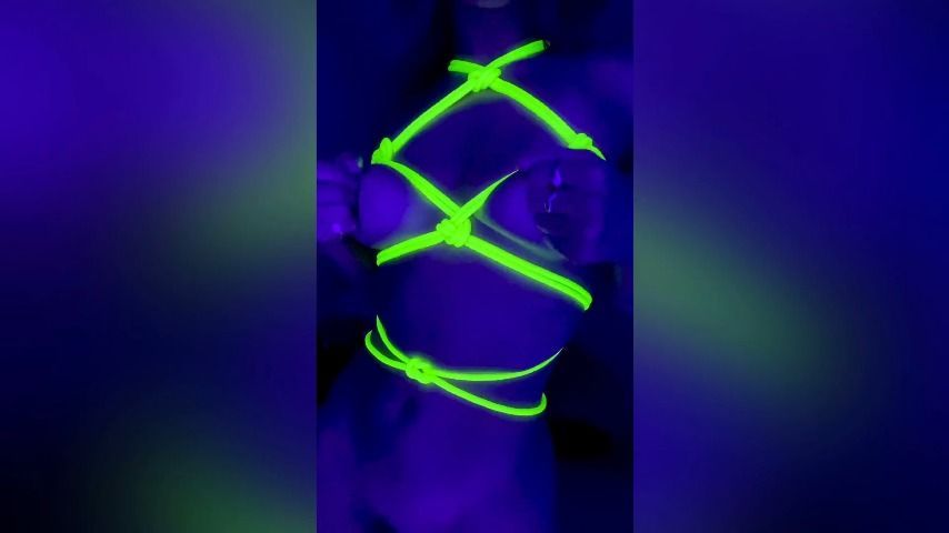 UV Light Boob Tease