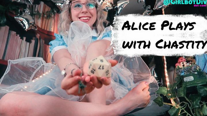 Alice in Wonderland Plays with Chastity