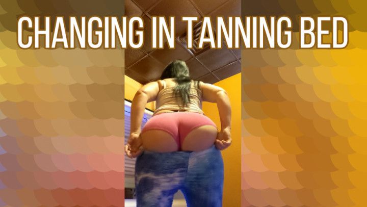 Changing in the Tanning Bed