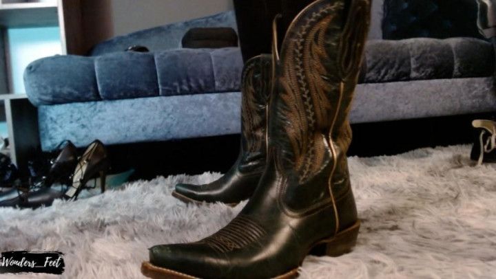 Ariat Cowboy Boot Worship: Leather Licks and Cum Countdown