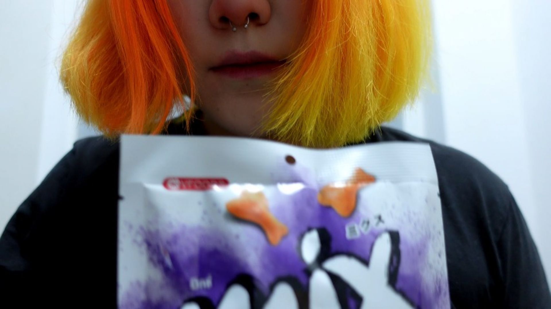 ASMR eating snacks