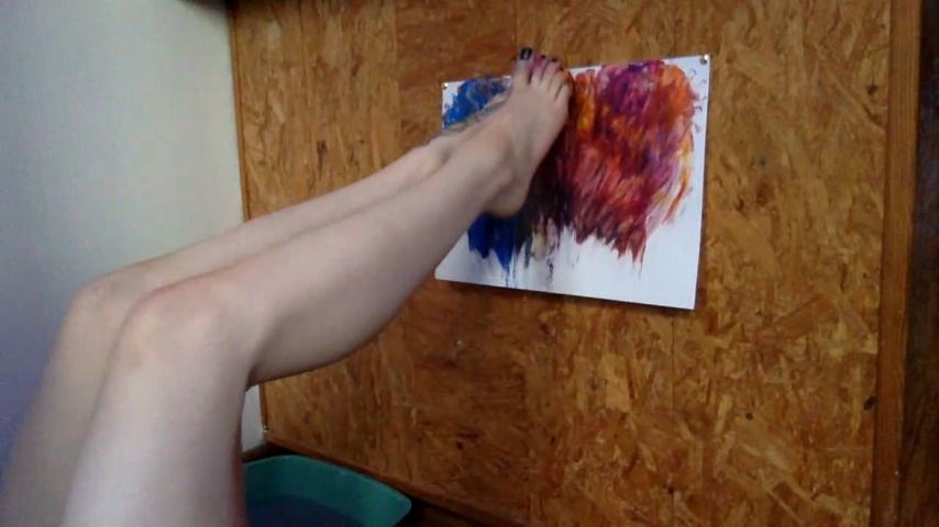 Painting with my Feet