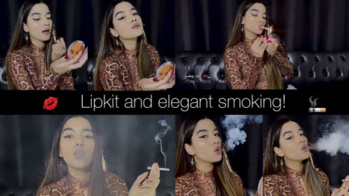 Lipkit and elegant smoking