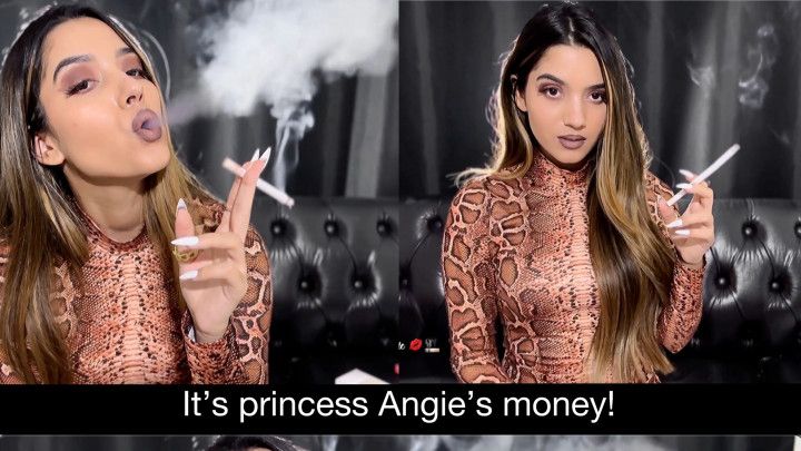 It's princess Angie's money! Findom