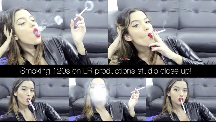 Smoking 120s on LR productions close up