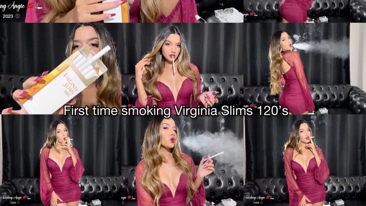 First time smoking Virginia slims 120s