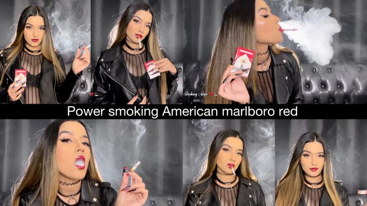 5 pumps - Angie power smoking american marlboro red