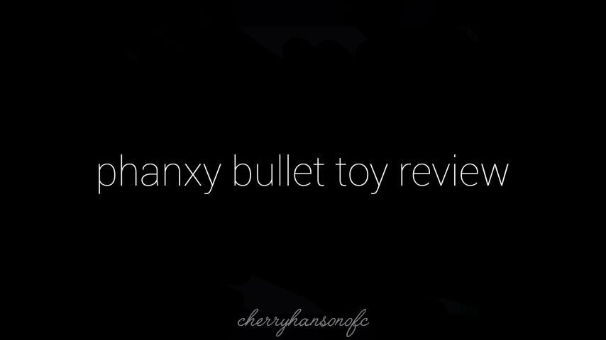 Bullet Vibrator Toy Demo + Review