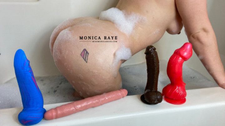 Bubble Bath/Toy Cleaning/ BBC Titty Fuck