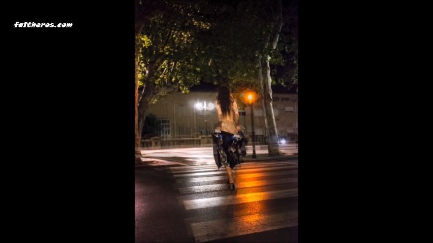 Crossing The Road Nude