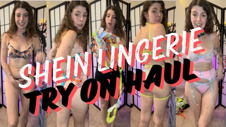 Sheer lingerie try on haul