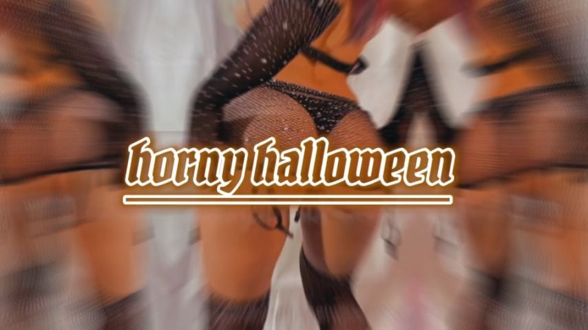 horny halloween JOI