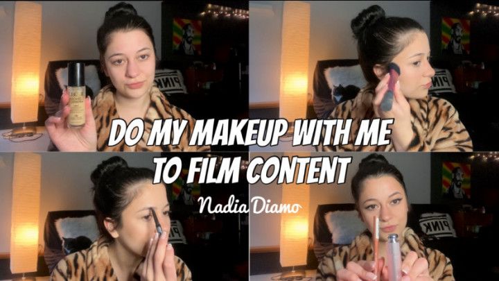 Do My Makeup With Me To Film Content