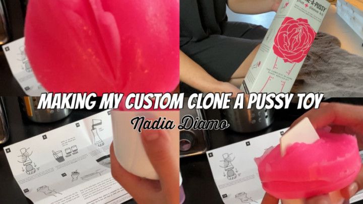 Making My Custom Clone A Pussy Toy