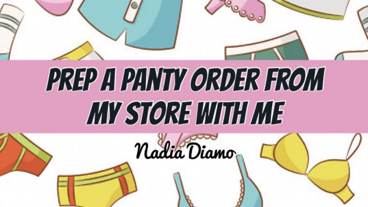 Prep A Panty Order From My Store With Me