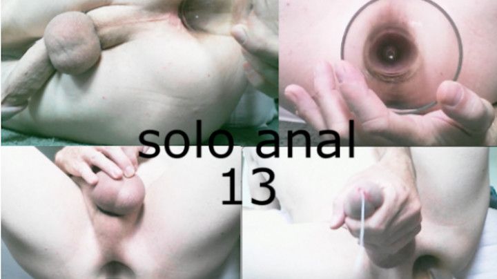 anal 13 smaller glass cone insertion