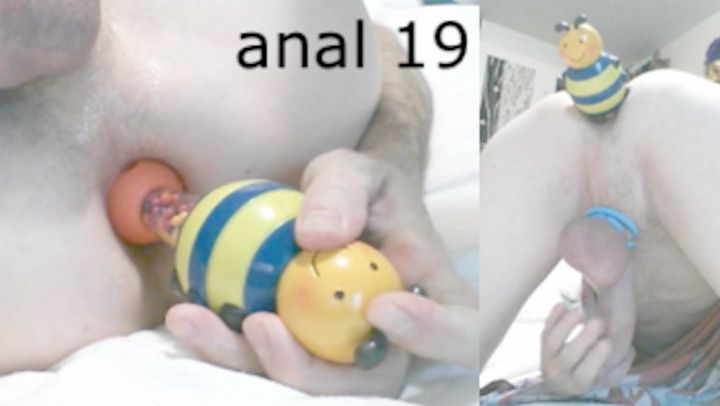 anal 19 toy rattle insertion