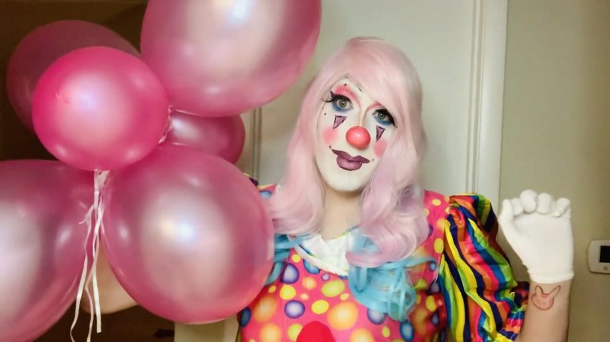 Clown Girl Discovers Your Balloon Fetish