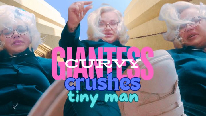 Giantess Curvy Crushes Tiny Man Fantasy