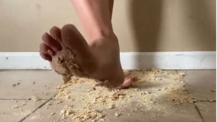 Foot Crush Cereal Food Sploshing Crunch