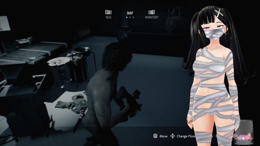 Miyu plays RE3 Remake nude mod) [pt7