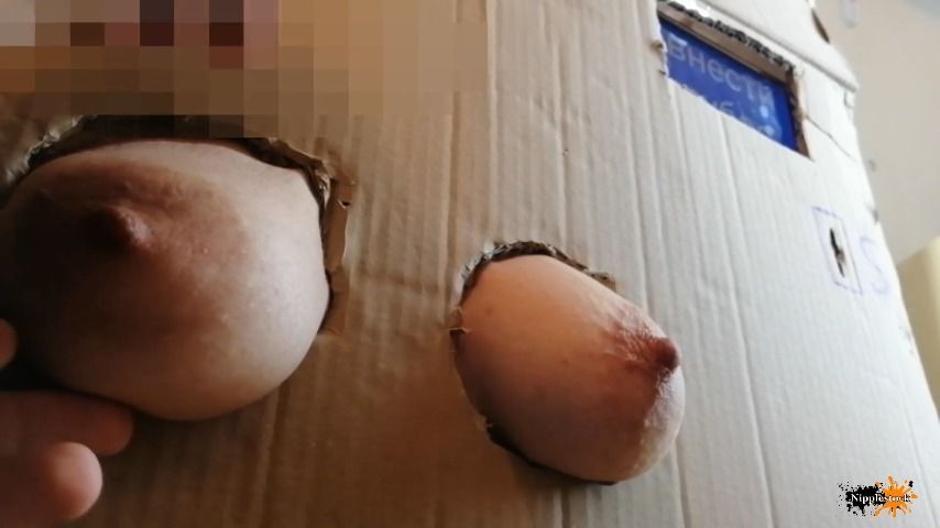 Tits box for nipple sucking