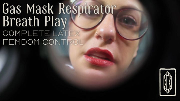 Gas Mask Respirator Breath Play - Complete Femdom Control