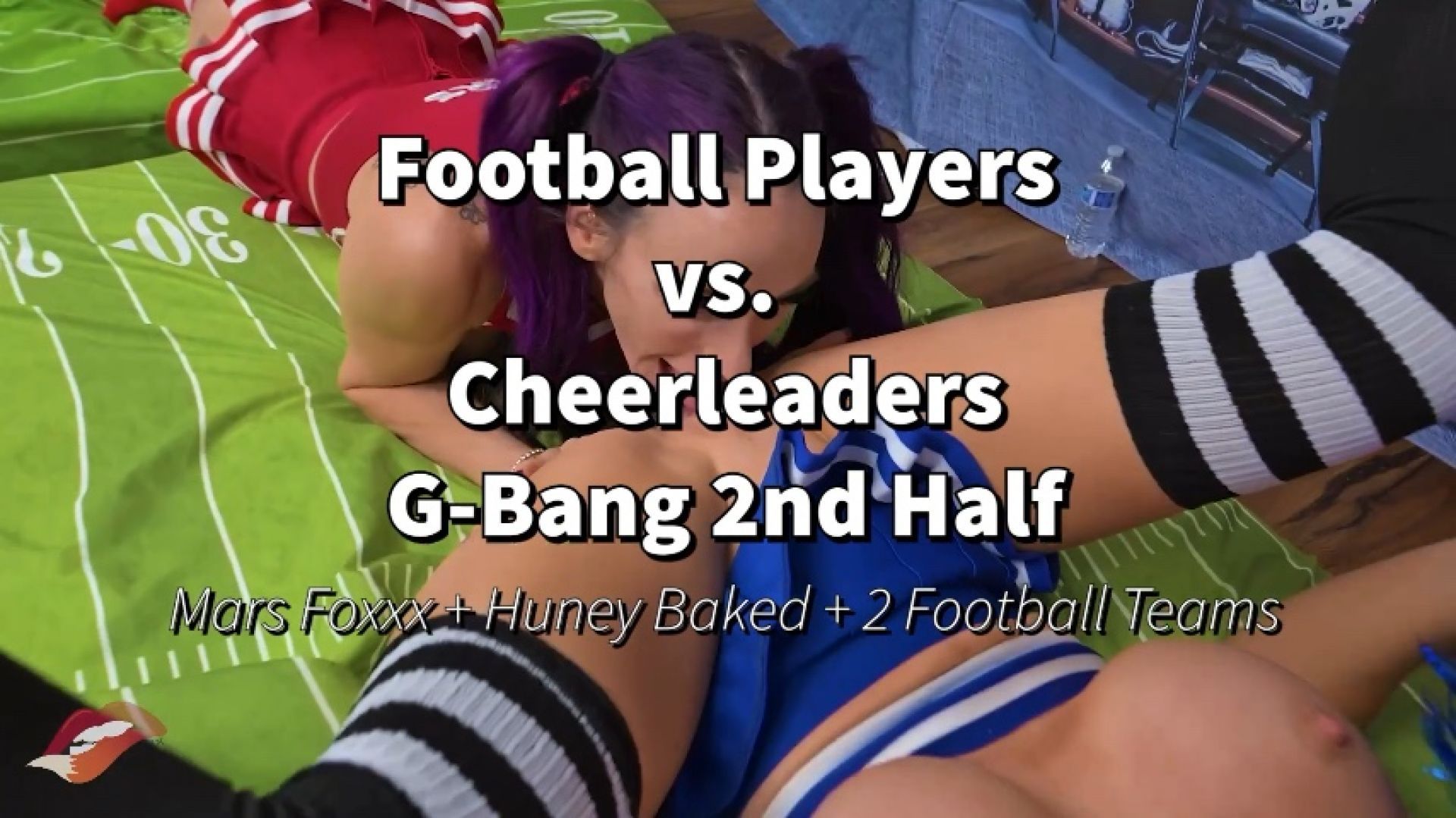 22 Football Players vs 2 Cheerleaders Gangbang: 2nd Half