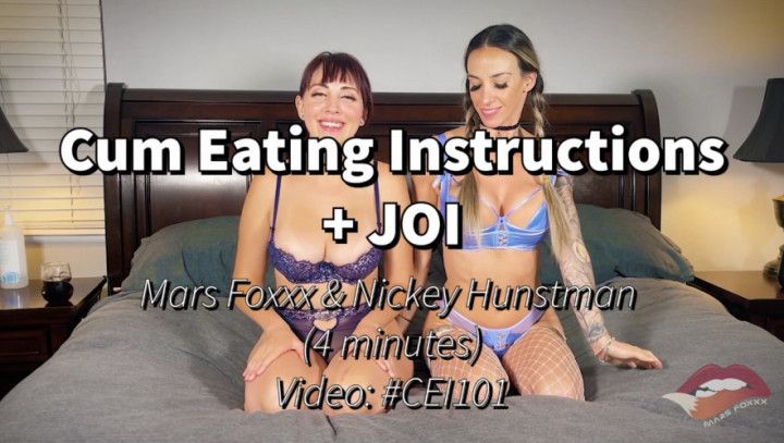 Cum Eating Instructions + JOI