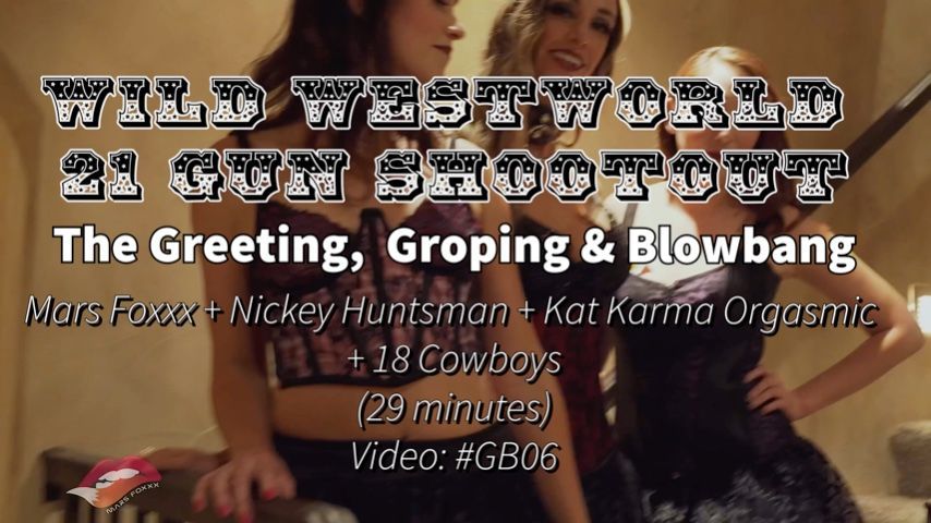 18 Guy, 3 Girl, Wild West BLOWBANG