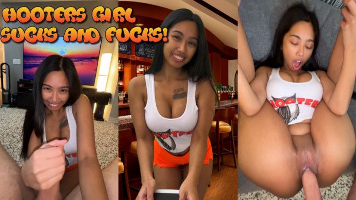 Hooters Waitress Loves Your Big Tip