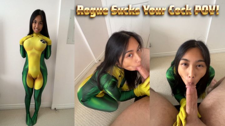 Rogue from X-Men Sucks Your Cock POV