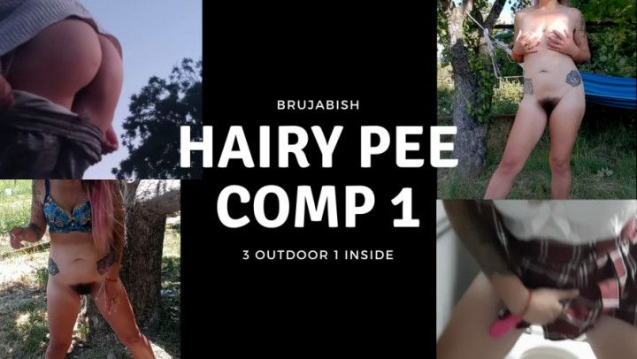 Hairy Milf Pee Outside Compilation 1