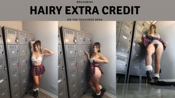 Hairy Girl in Converse Gets Extra Credit