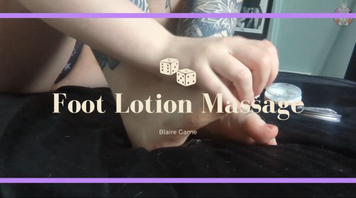 Foot Lotion Massage