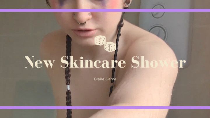 New Skincare in the Shower