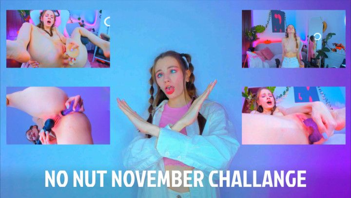 No Nut November Challenge BOOBS, PUSSY AND ASS FUCK, DP