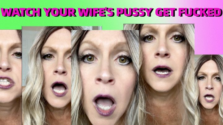 Watch Your Wife's Pussy Get Fucked