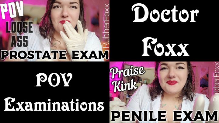 Prostate Massage + Penile Exam with Handjob POV BBW Femdom