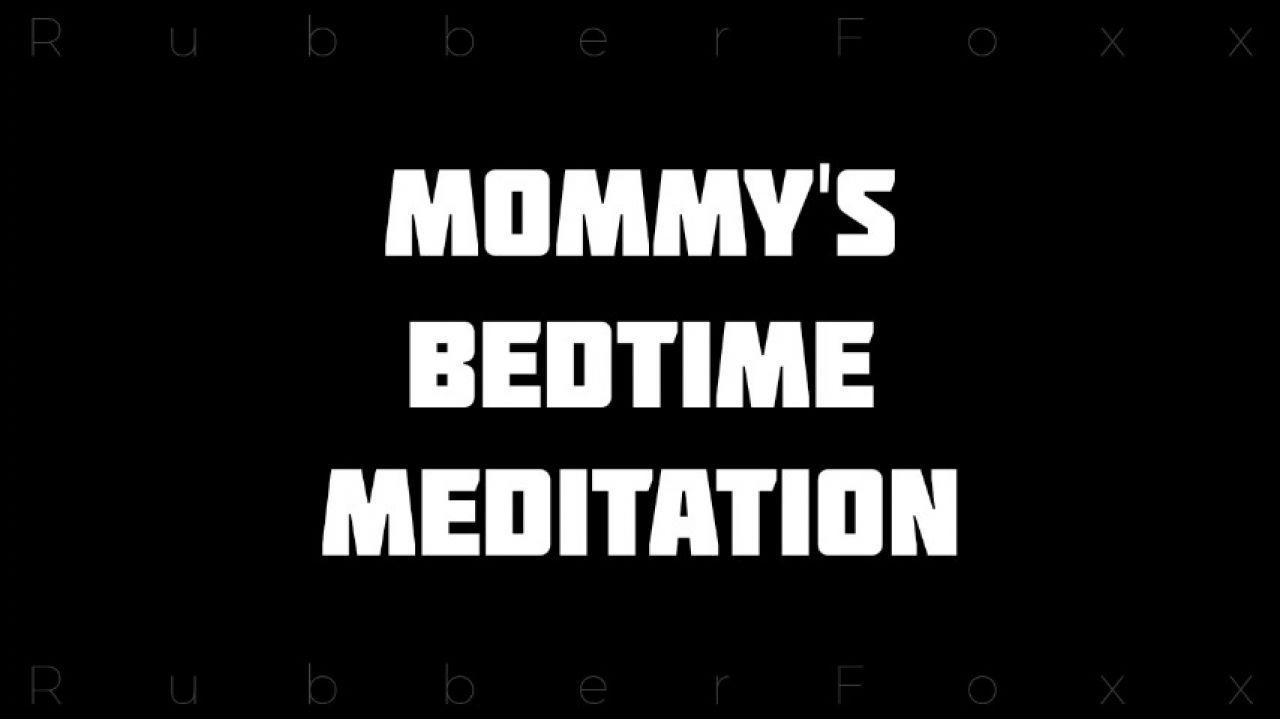 Mommy's Bedtime Meditation + Countdown ASMR Audio Only