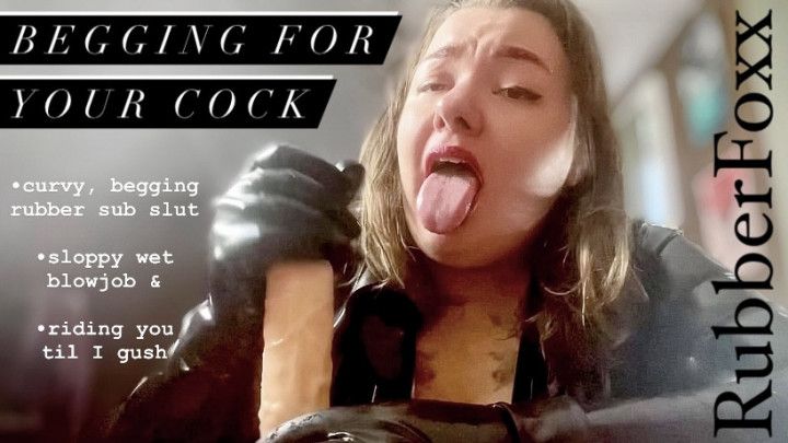 Begging for cock- BJ riding + squirting