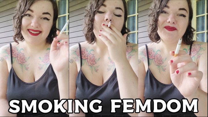 Taste my Ashes FEMDOM Cigarette Smoking