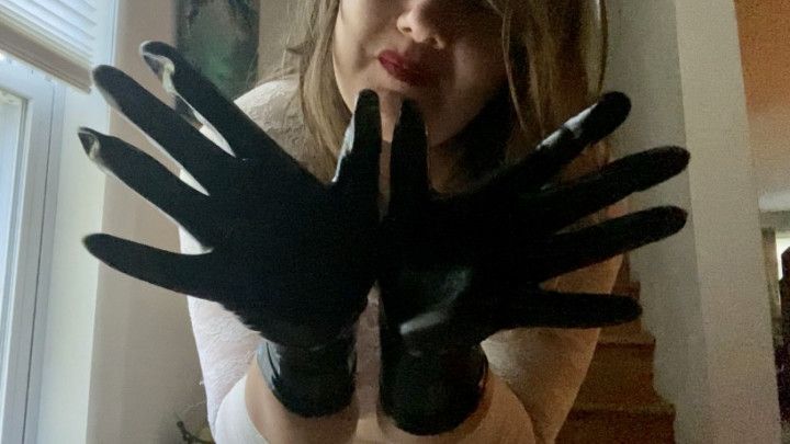 Sexy Shiny Latex Gloves