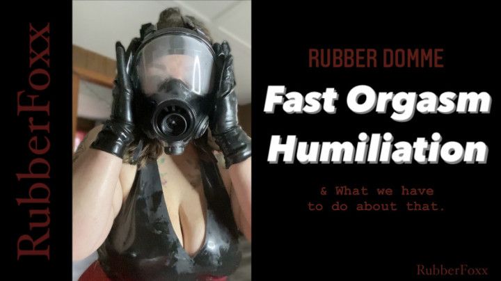 Fast Orgasm Humiliation + Edging Demands