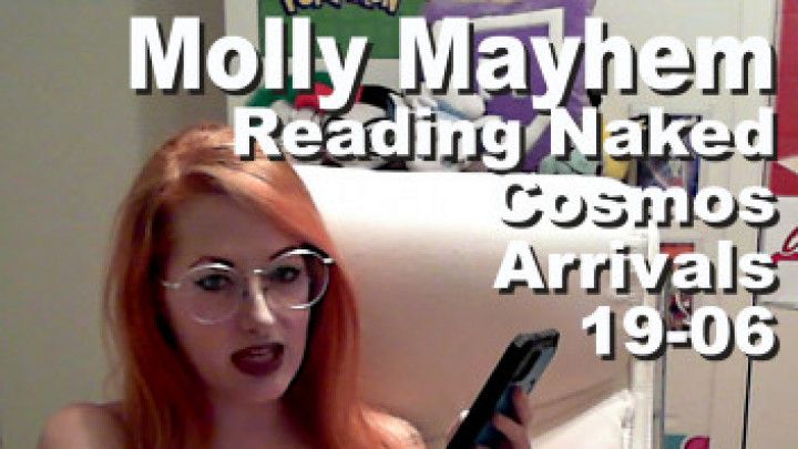 Molly Mayhem Reading Naked The Cosmos Arrivals 19-06